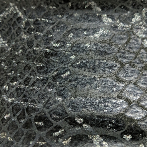 Kenneth Cole Wallet Black Snakeskin Print - Picture 7 of 9